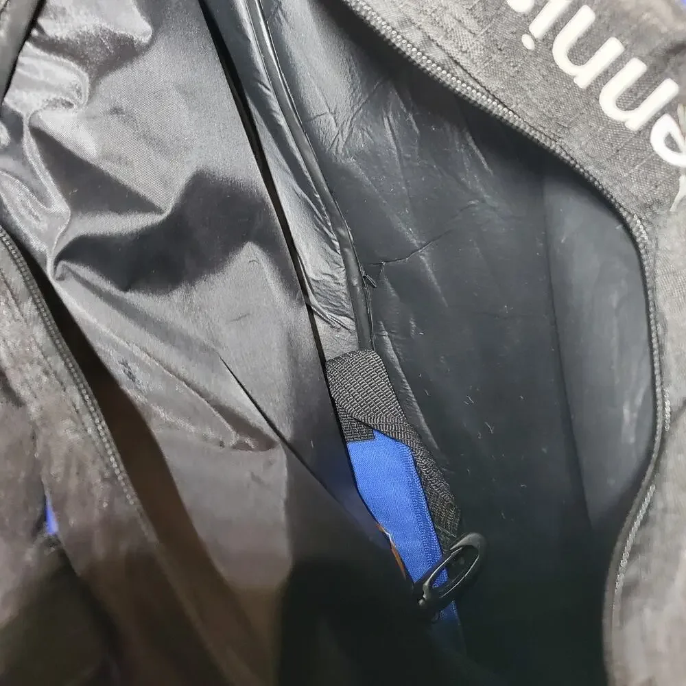 Tennis Warehouse Racquet Bag Blue Black Padded Shoulder Strap Tennis Tote